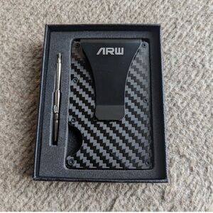 Carbon Fiber Money Clip - Black